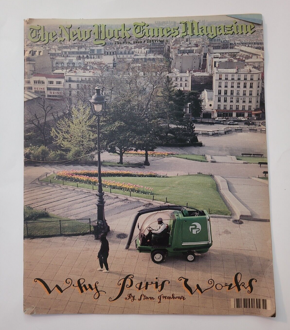 The New York Times Magazine July 19,1992 CARL LEWIS, Why Paris Works Epherma